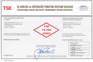 TSE TS ISO 45001